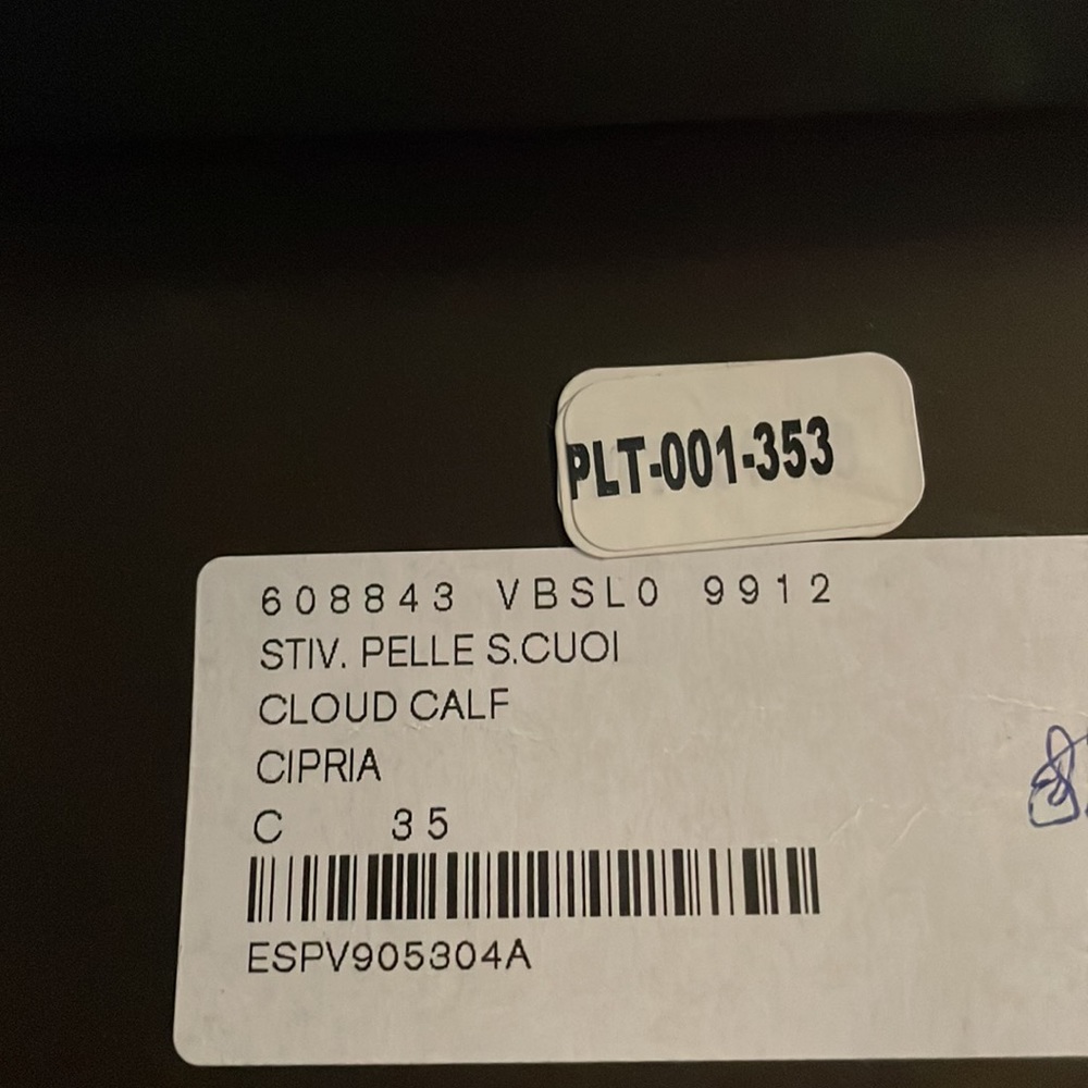 BOTTEGA VENETA Calf Leather Pull On Almond Toe Knee High Cloud Boots Cipria - Picture 12 of 12